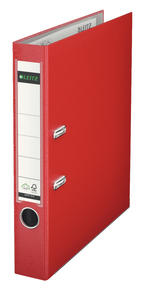 BIBLIORAFT PLASTIFIAT 5CM 180GRADE ROSU LEITZ BIBLIORAFT PLASTIFIAT 5CM 180GRADE ROSU LEITZ